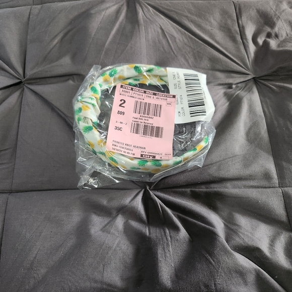 NWT J Crew Printed Knot Headband - Picture 2 of 2